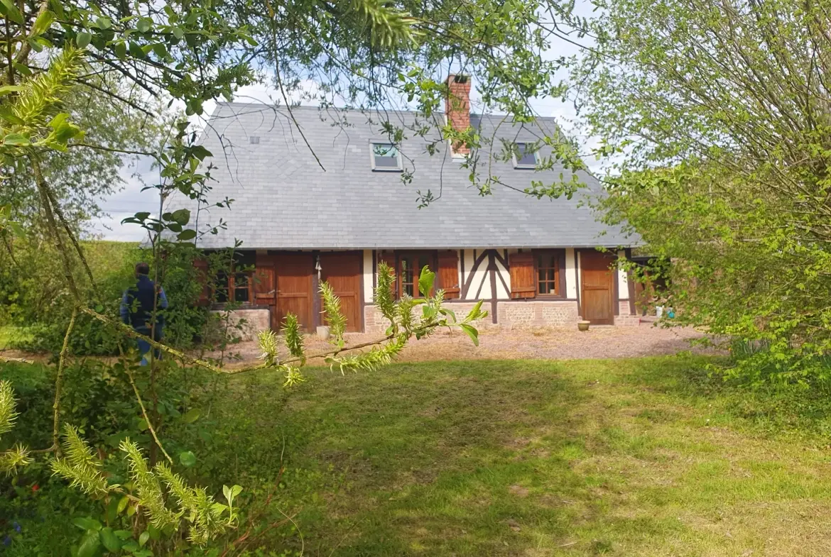 Maison rénovée avec jardin à Cormeilles en Normandie - 3 pièces, 2 chambres 