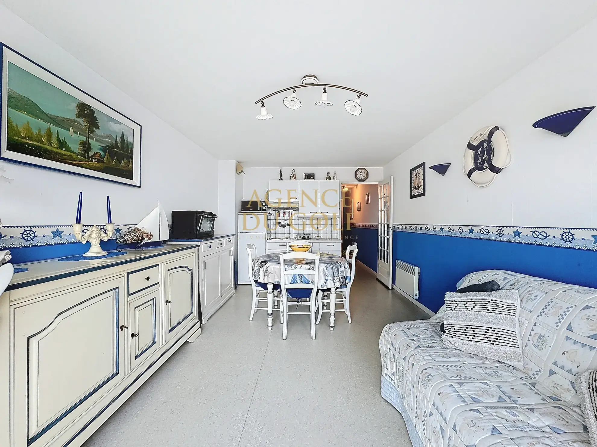 Appartement T2 en front de mer à Stella Plage avec balcon, cave et parking 