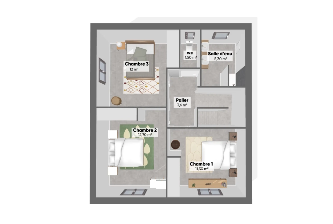 Maison moderne de 94,2 m² à Camaret-sur-Aigues avec jardin et garage 