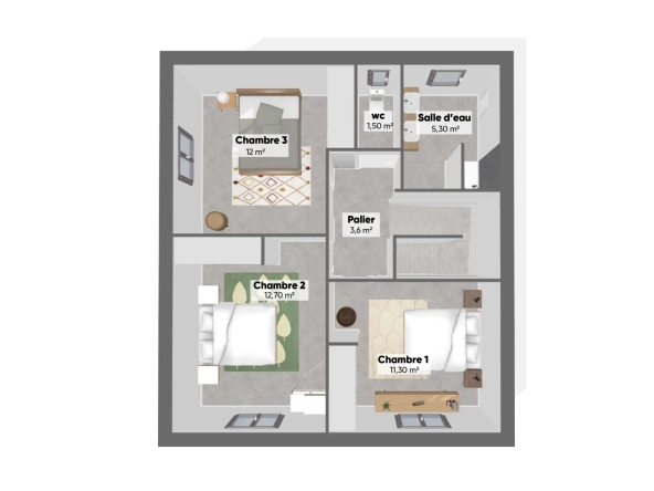 Maison moderne de 94,2 m² à Camaret-sur-Aigues avec jardin et garage 