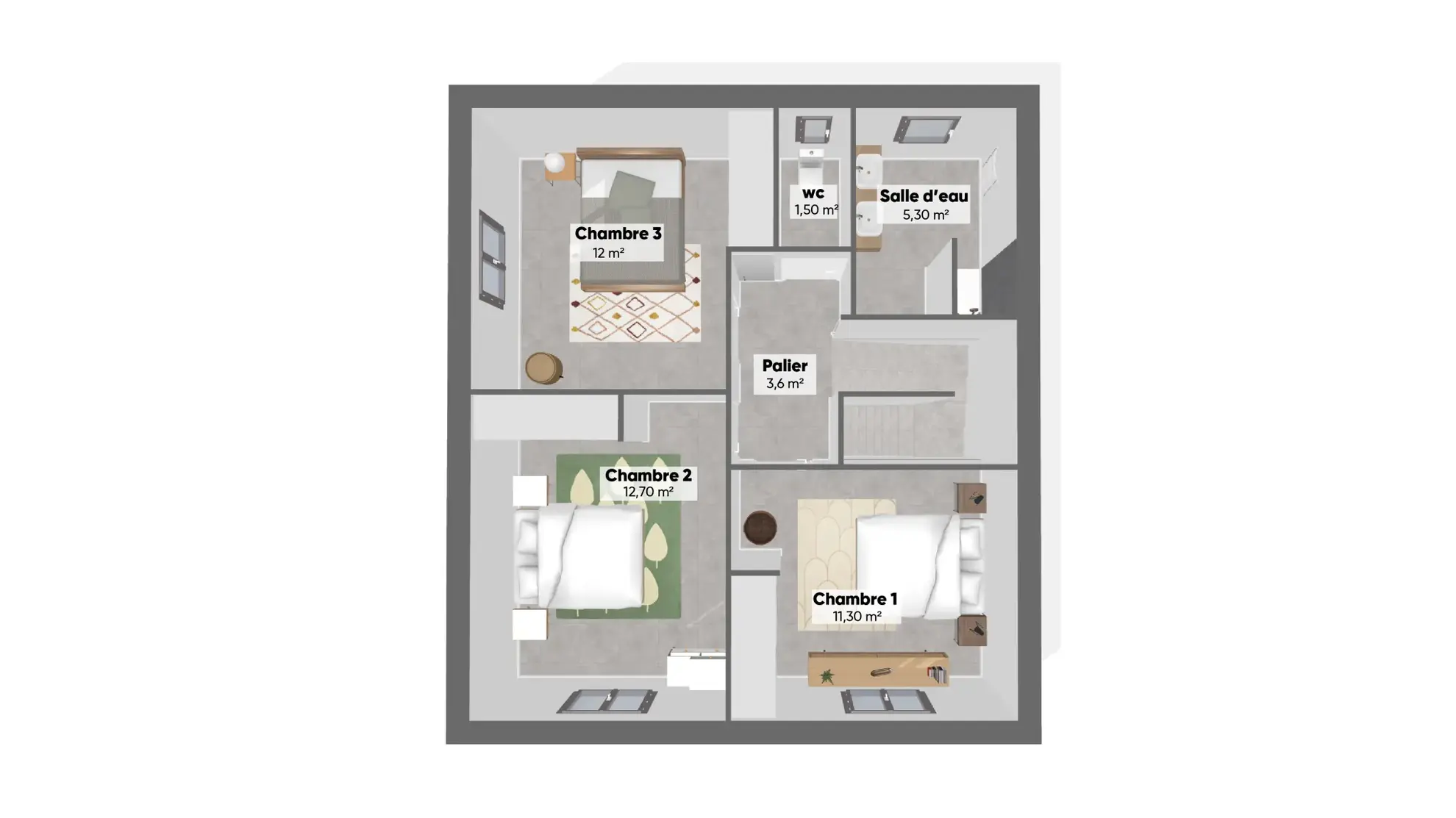 Maison moderne de 94,2 m² à Camaret-sur-Aigues avec jardin et garage 