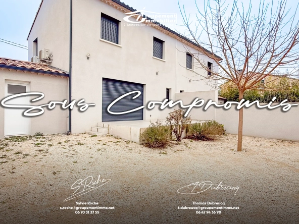 Maison moderne de 94,2 m² à Camaret-sur-Aigues avec jardin et garage