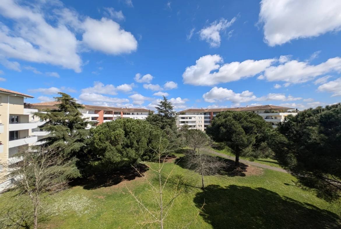 Appartement T2 à Cugnaux avec parking, balcon et piscine – Investissement idéal 