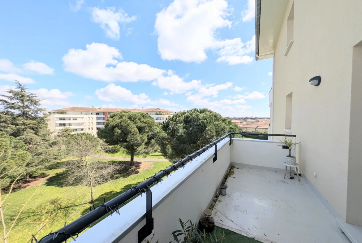 Appartement T2 à Cugnaux avec parking, balcon et piscine – Investissement idéal 