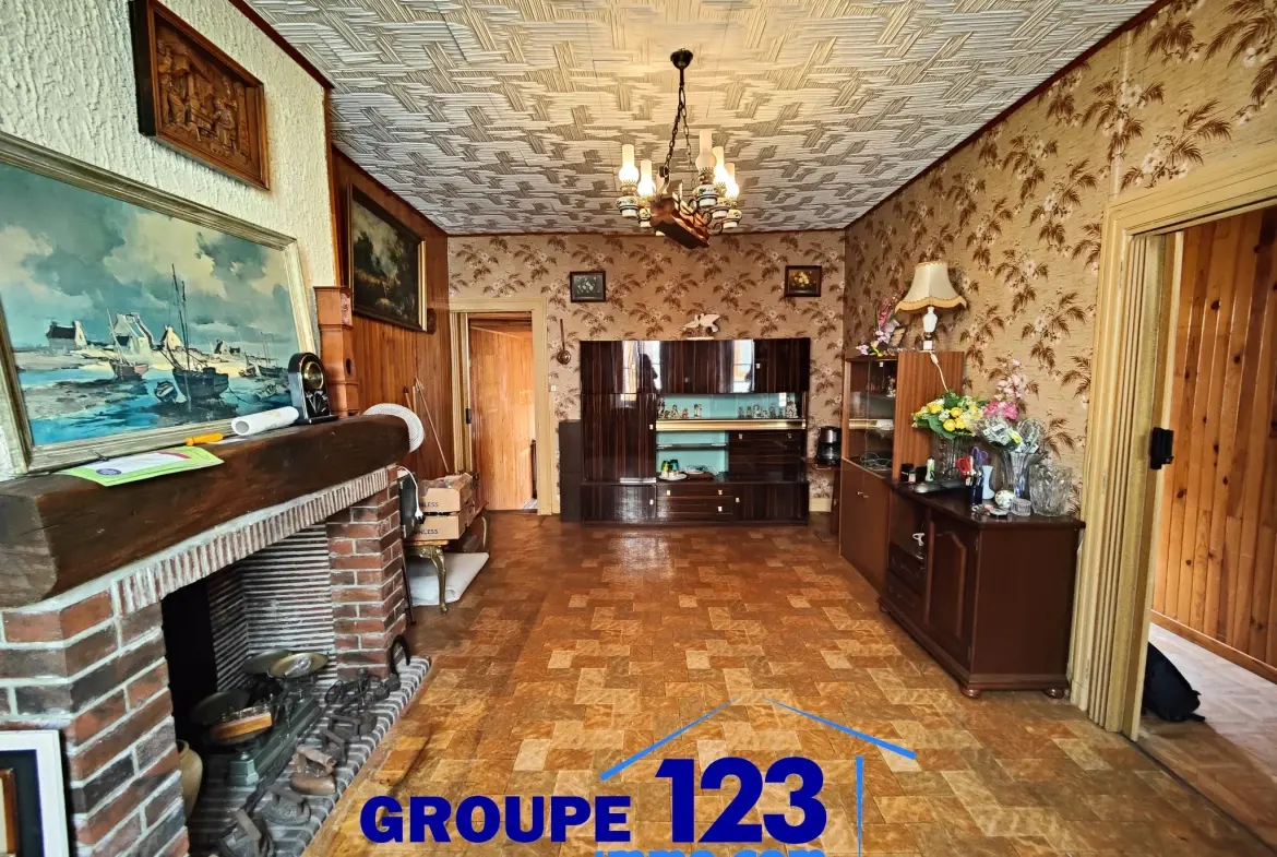 Maison avec potentiel à Brienon-sur-Armançon - Espace extérieur et travaux à prévoir 