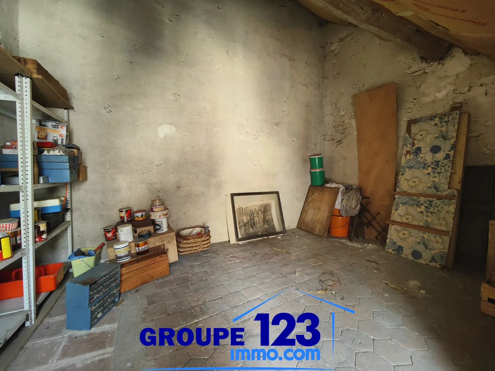 Maison avec potentiel à Brienon-sur-Armançon - Espace extérieur et travaux à prévoir 