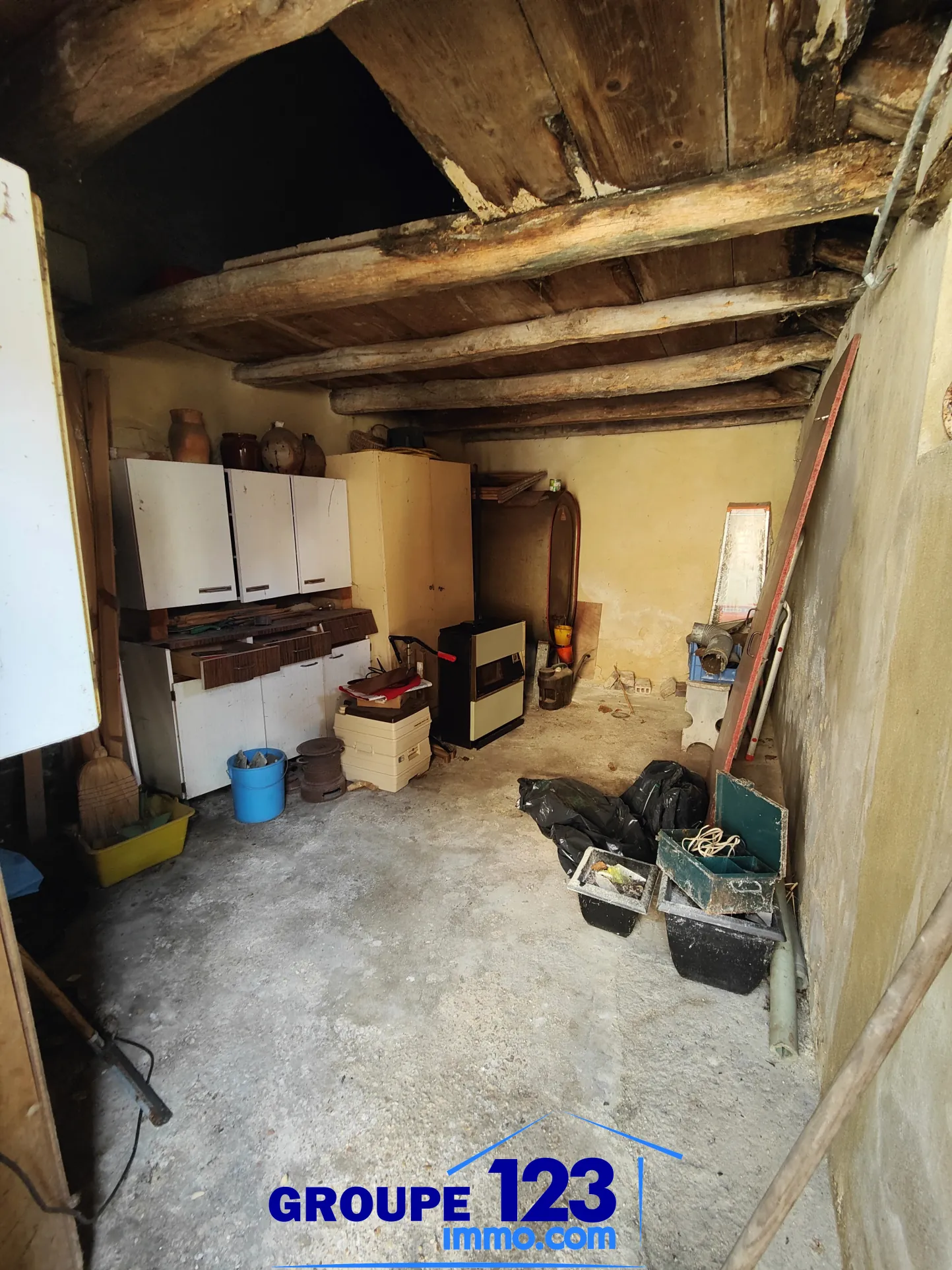 Maison avec potentiel à Brienon-sur-Armançon - Espace extérieur et travaux à prévoir 