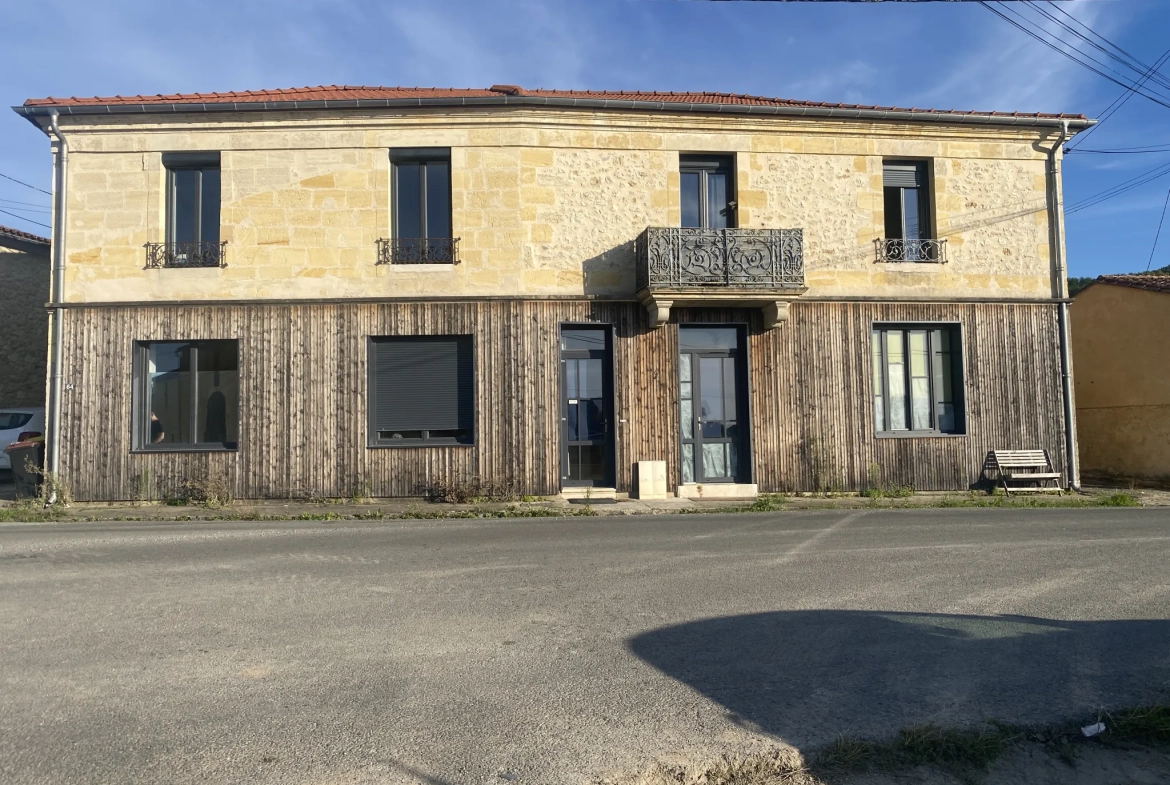 Appartement rénové à Cadillac avec jardin et stationnement - Investissement idéal 