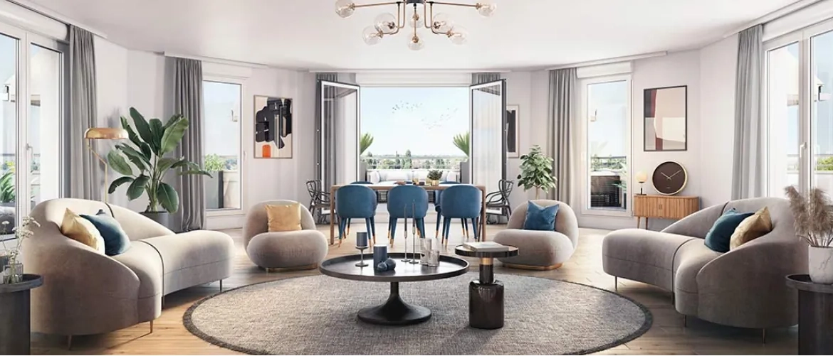 Appartment T3 neuf à Le Blanc-Mesnil avec terrasse et parking - Livraison 2025 