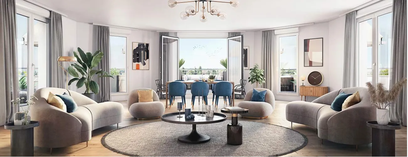 Appartment T3 neuf à Le Blanc-Mesnil avec terrasse et parking - Livraison 2025 