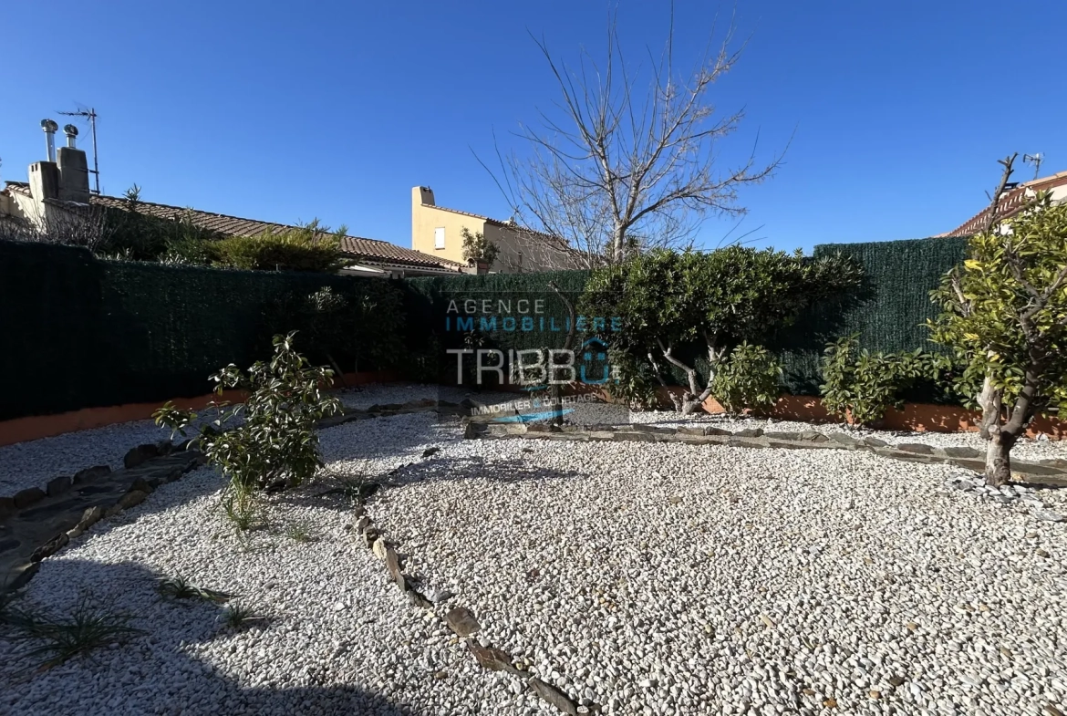 Villa 75 m² avec 3 chambres, garage et jardin à Pollestres 
