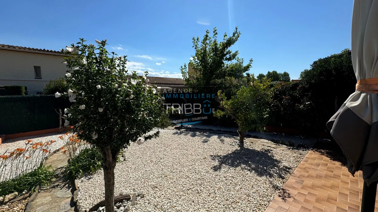 Villa 75 m² avec 3 chambres, garage et jardin à Pollestres 