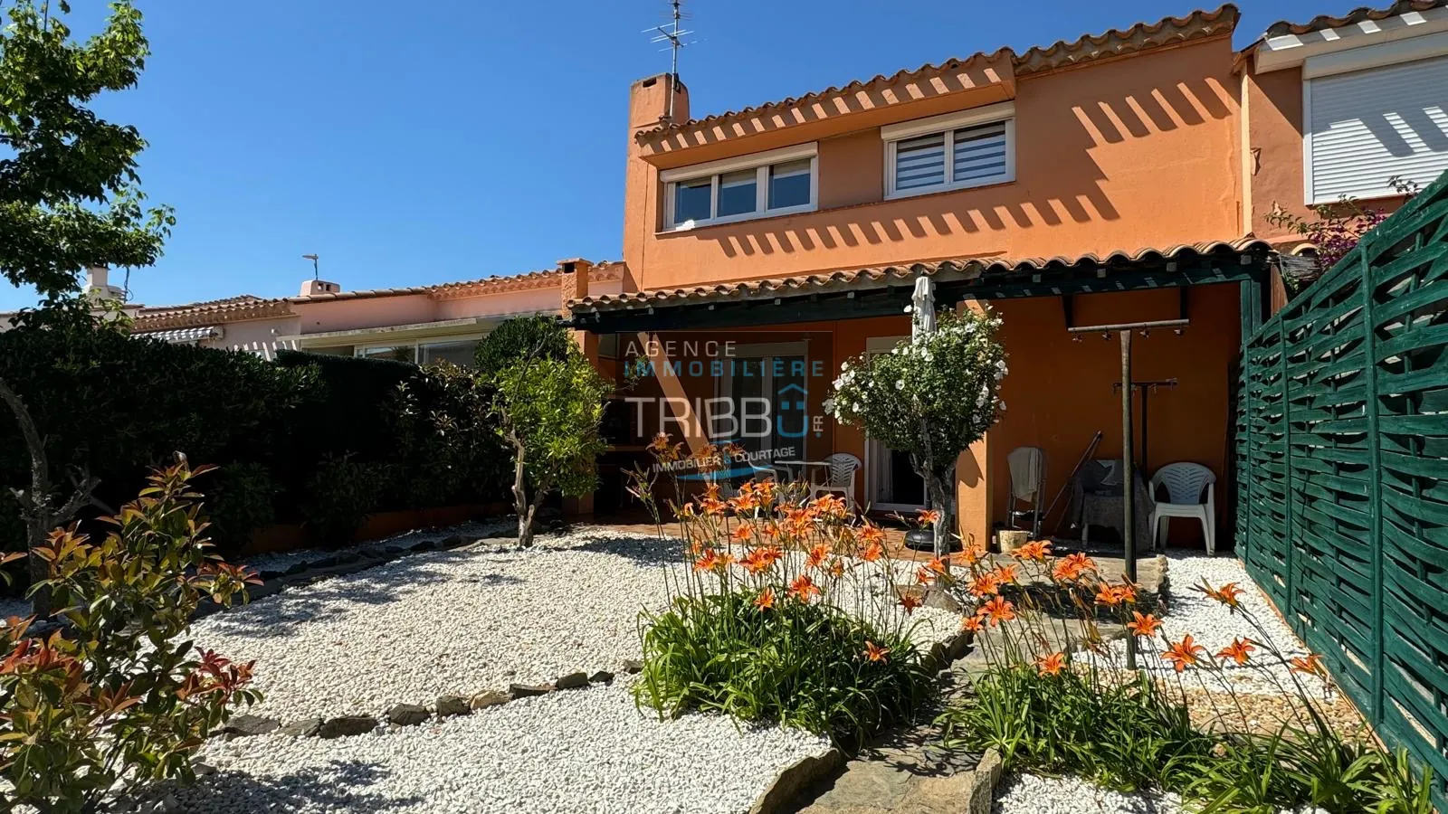 Villa 75 m² avec 3 chambres, garage et jardin à Pollestres 