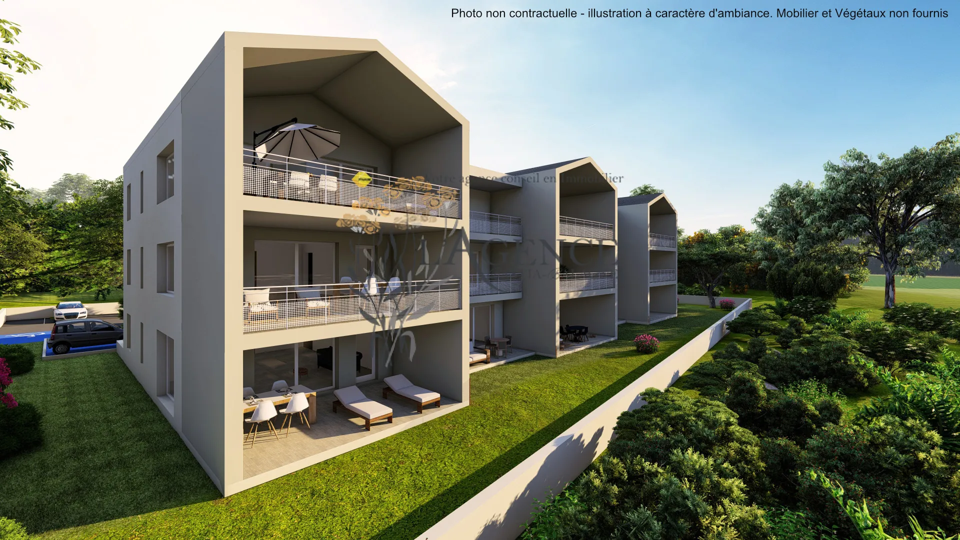 Appartement T3 avec terrasse à Lucciana – Résidence calme et sécurisée 