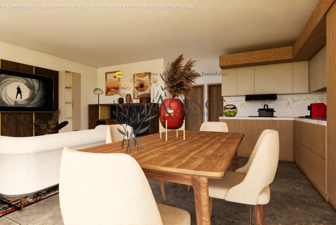 Appartement T3 avec terrasse à Lucciana – Résidence calme et sécurisée 