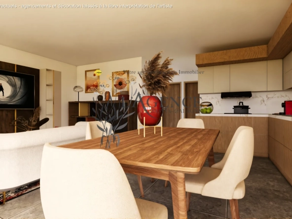 Appartement T3 avec terrasse à Lucciana – Résidence calme et sécurisée