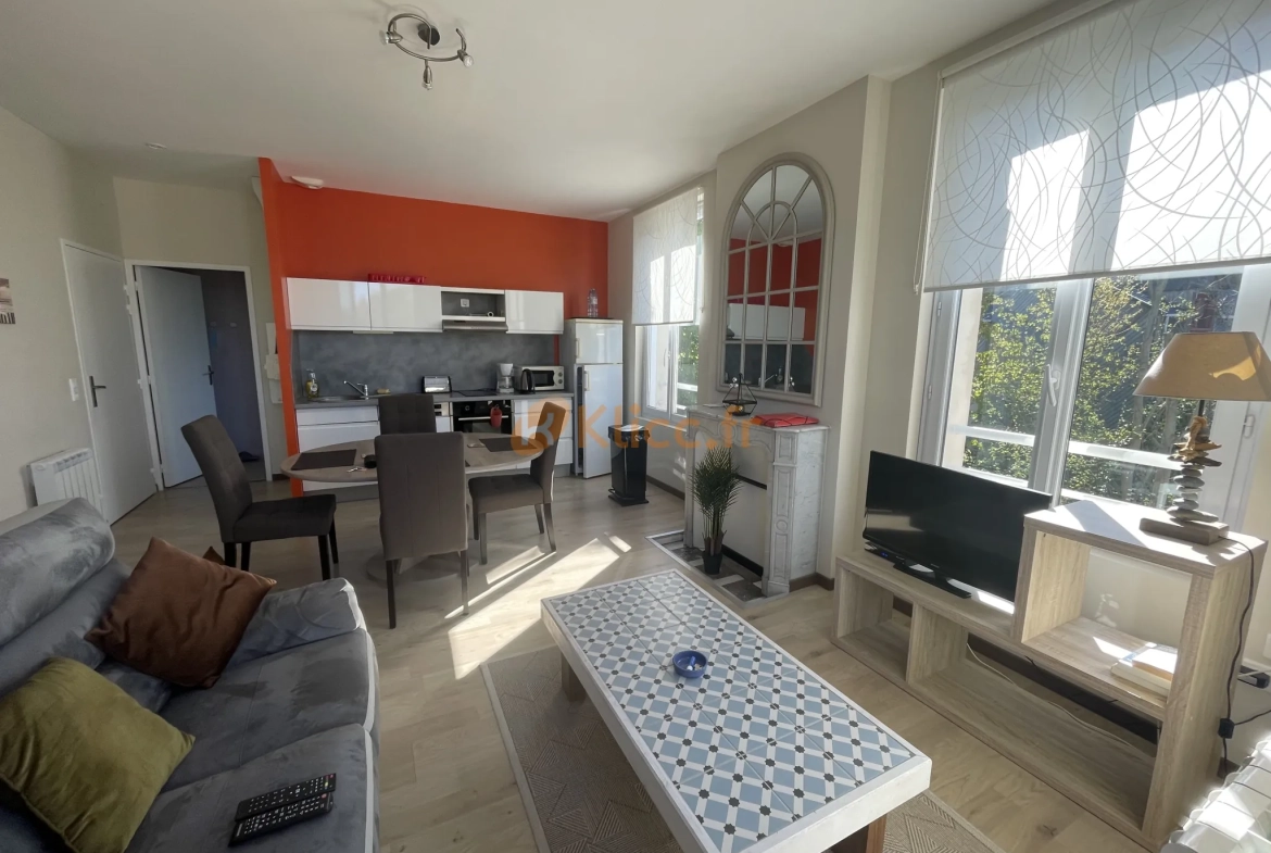 Appartement lumineux de 44 m² avec parking à Saint-Valéry-en-Caux (76) 
