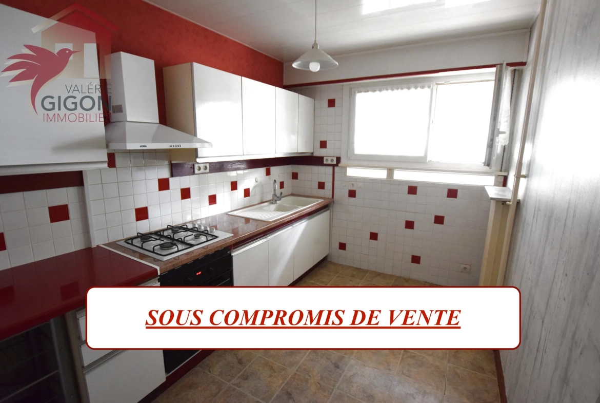 Appartement F4 lumineux avec garage à Montbéliard Petite Hollande 
