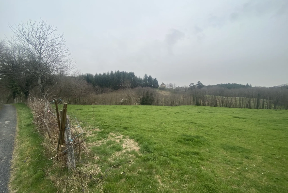 Terrain à bâtir de 2000 m² à Servières-le-Château en Périgord Vert 