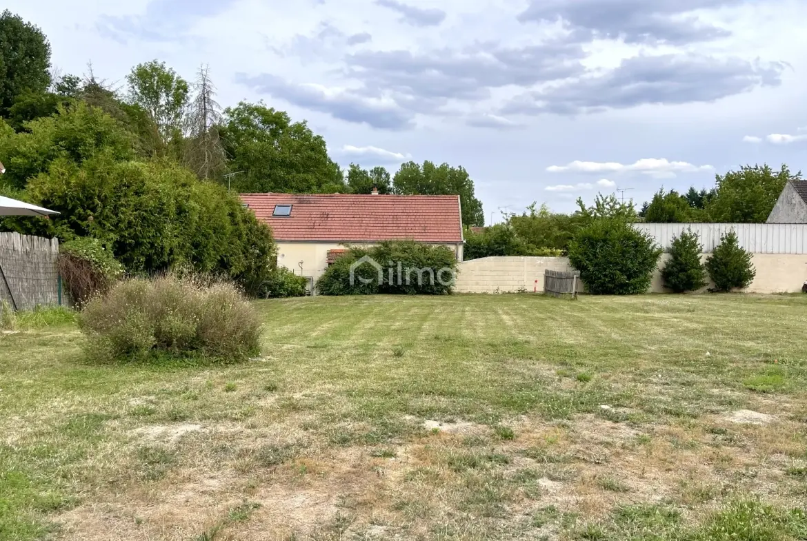 Terrain constructible viabilisé de 416 m² à Congis-sur-Thérouanne, proche de Meaux et Paris 