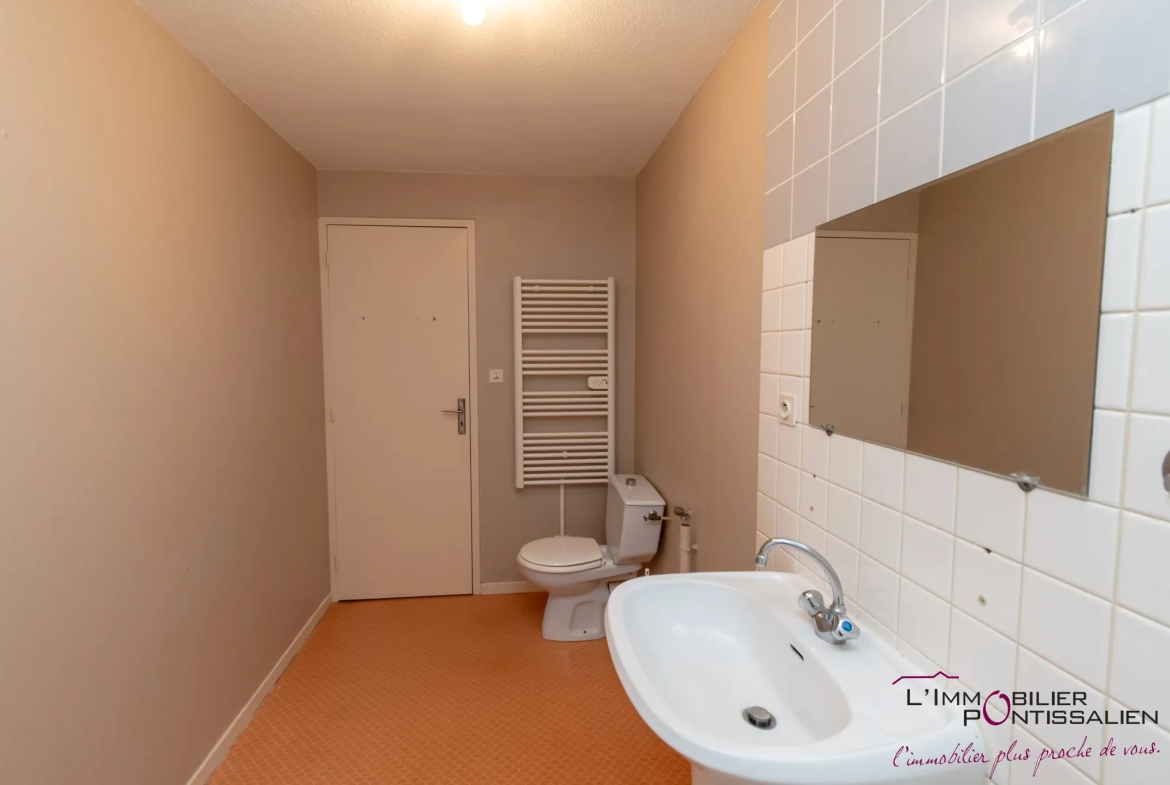 Appartement T2 à Pontarlier Centre-Ville avec Cave et Sécurité 