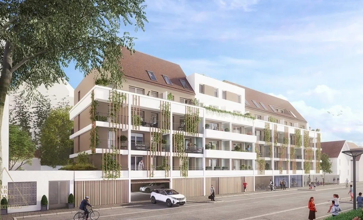 Appartement T2 avec grand balcon à Strasbourg Saint-Florent - Opportunité à saisir 