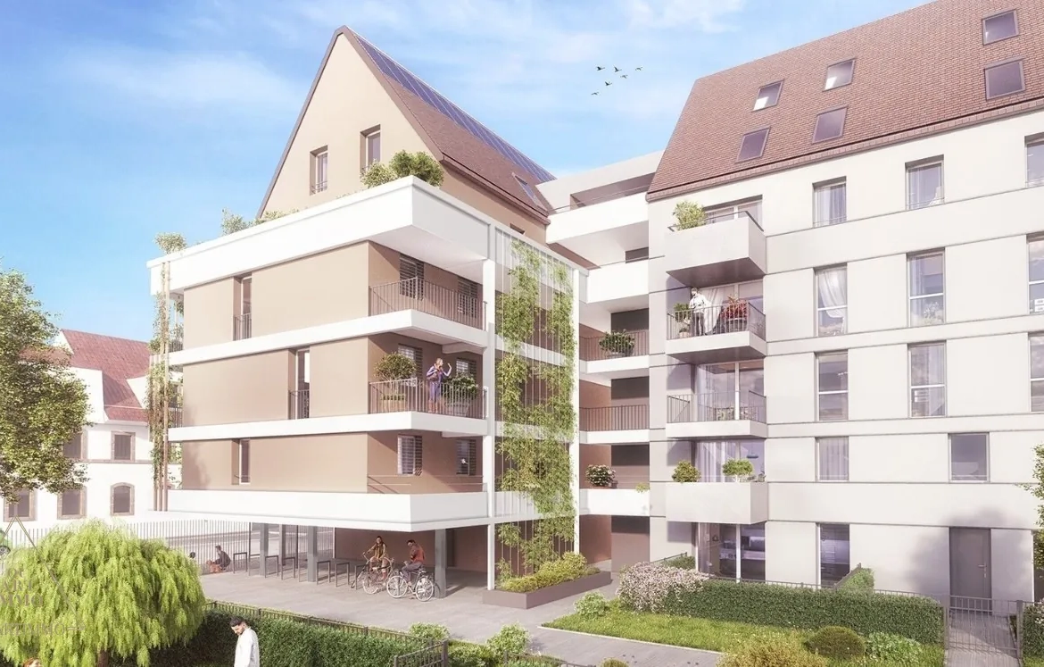 Appartement T2 avec grand balcon à Strasbourg Saint-Florent - Opportunité à saisir 