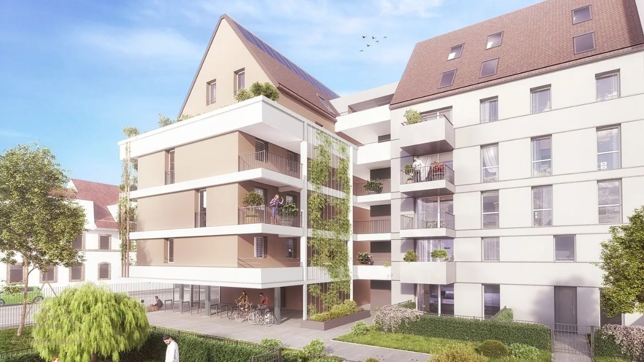 Appartement T2 avec grand balcon à Strasbourg Saint-Florent - Opportunité à saisir 