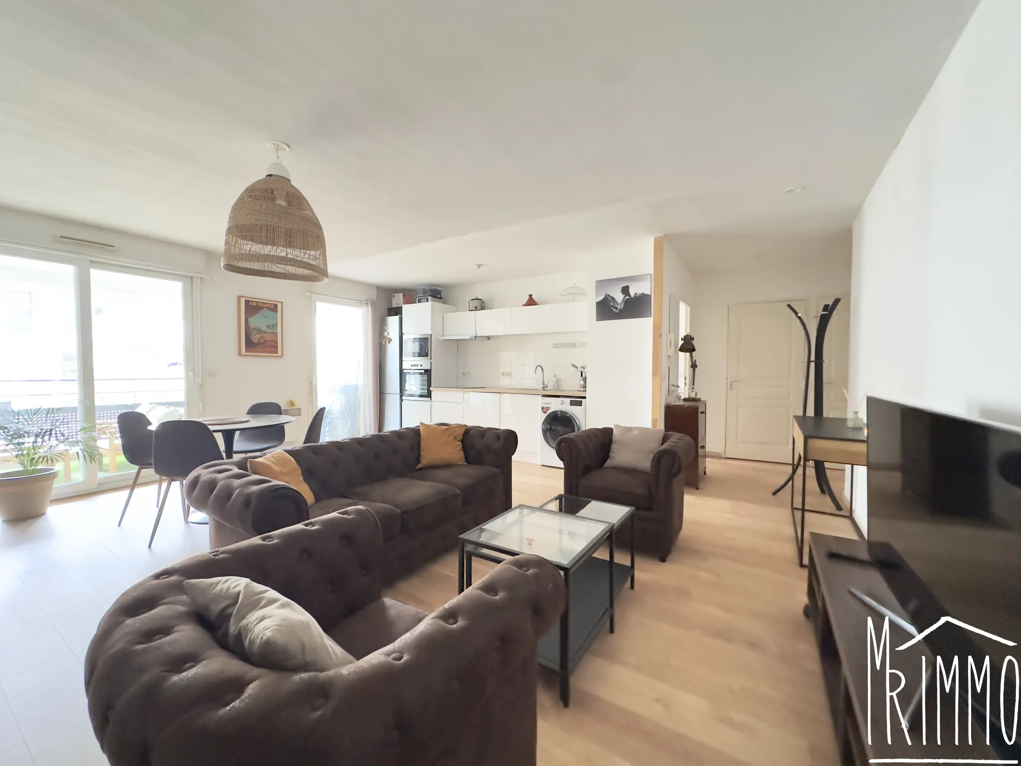Spacieux appartement de 56 m² avec terrasse dans le quartier d'Ovalie à Montpellier 