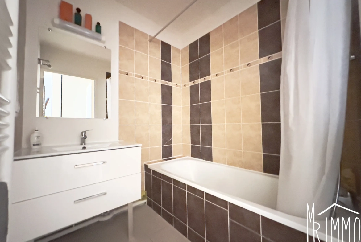 Spacieux appartement de 56 m² avec terrasse dans le quartier d'Ovalie à Montpellier 