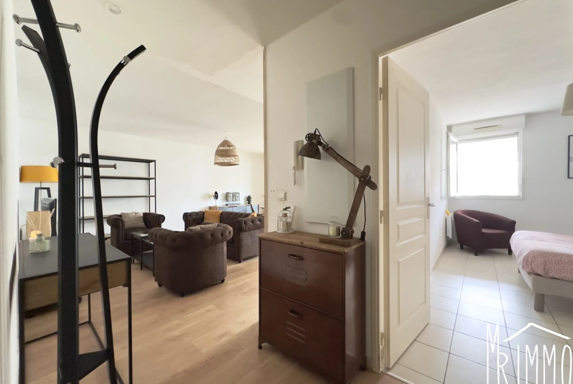 Spacieux appartement de 56 m² avec terrasse dans le quartier d'Ovalie à Montpellier 