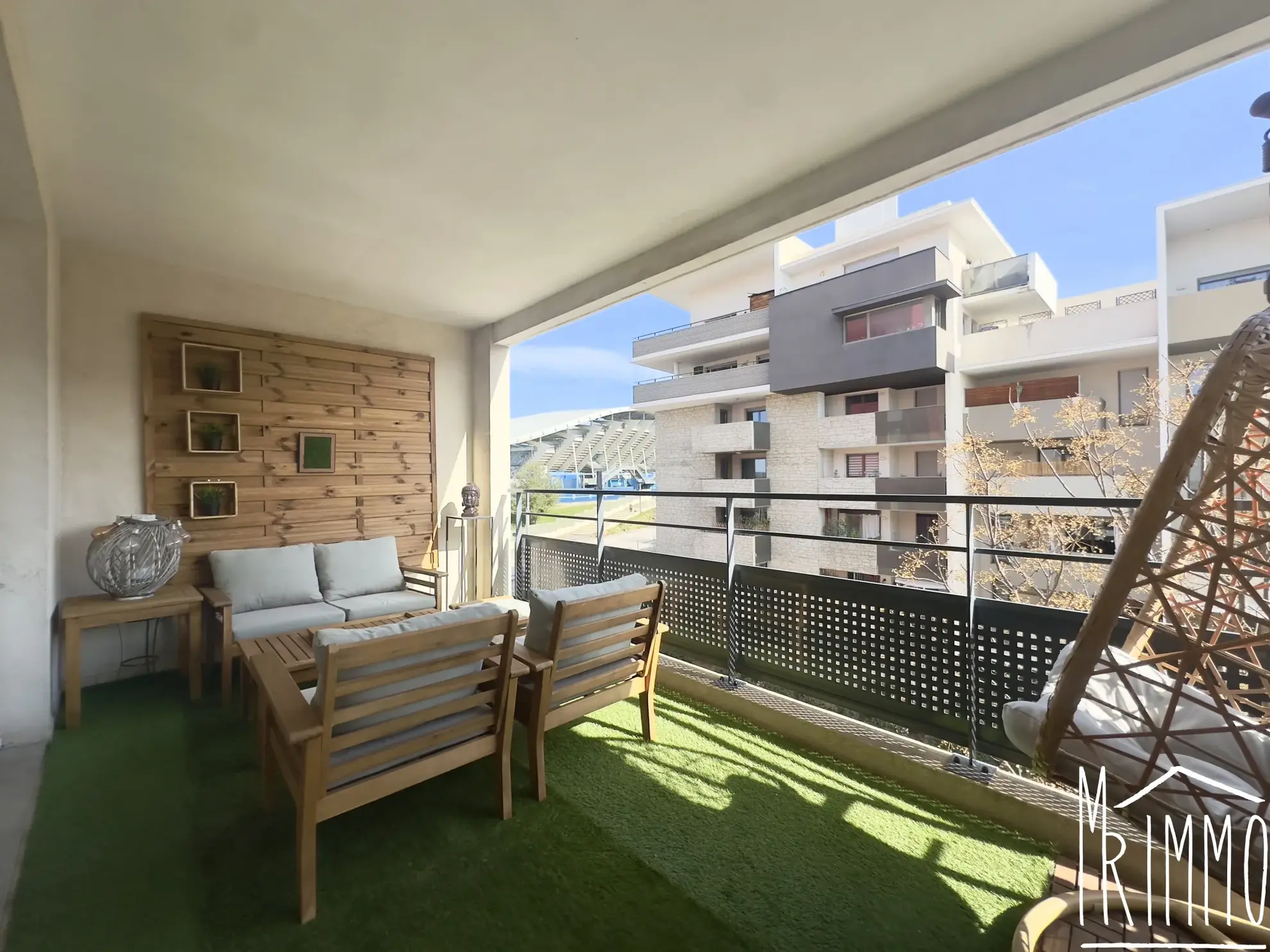 Spacieux appartement de 56 m² avec terrasse dans le quartier d'Ovalie à Montpellier 