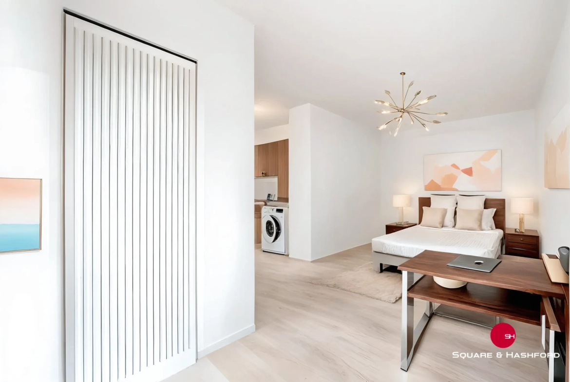 Appartement T1 avec Balcon à Bordeaux, secteur Bassins à Flots, résidence récente 