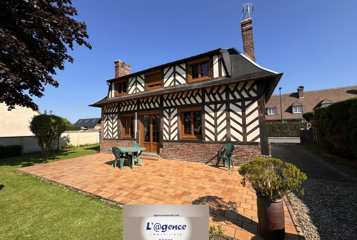 Vente maison normande 4 pièces à Beuzeville - 82 m² avec jardin et garage 