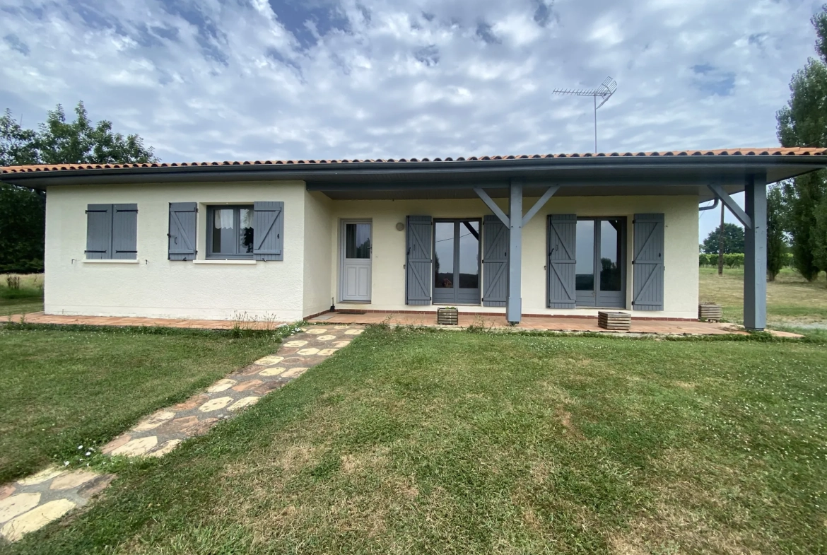 Maison avec dépendance et grand terrain près de Sauveterre de Guyenne 