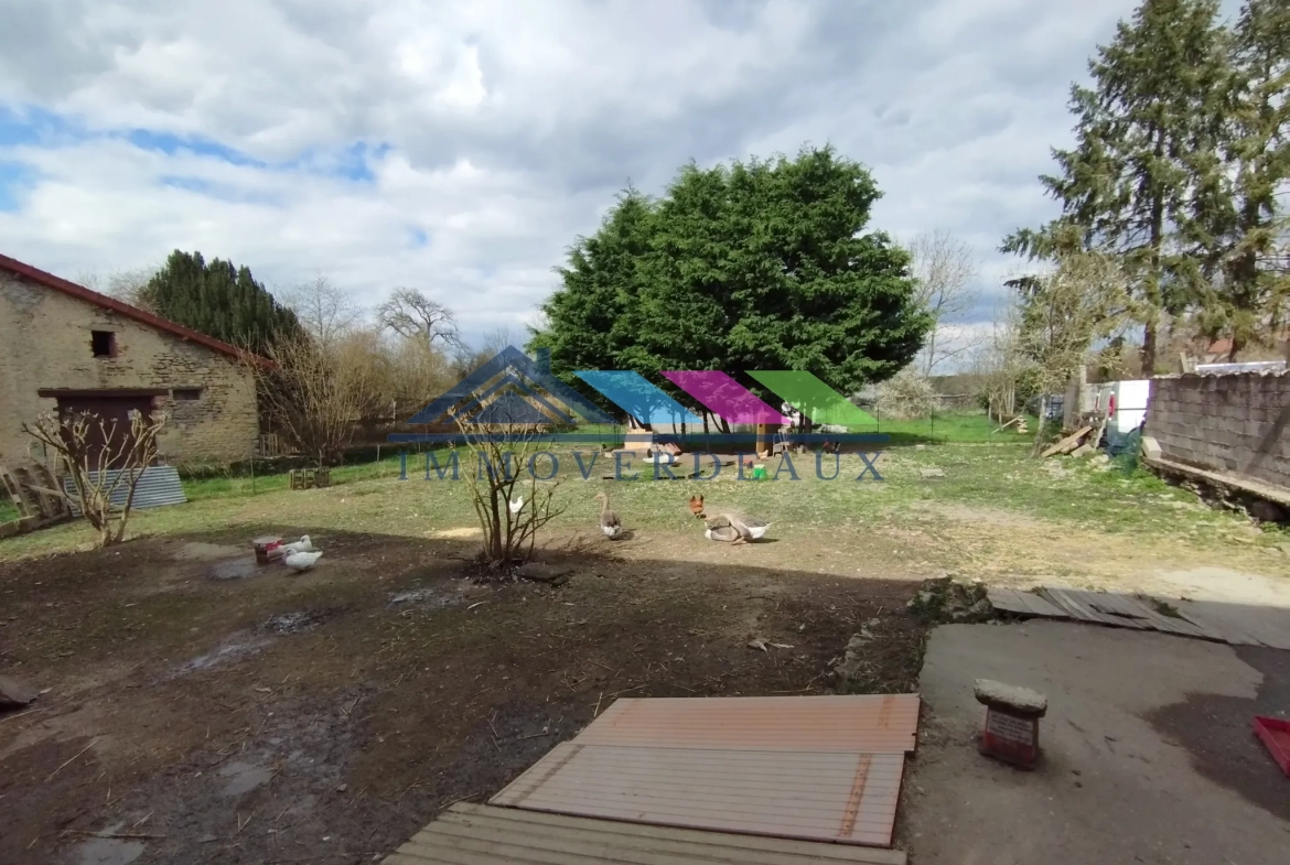 Maison à fort potentiel à Autrepierre avec terrasse et grandes pièces à rénover 