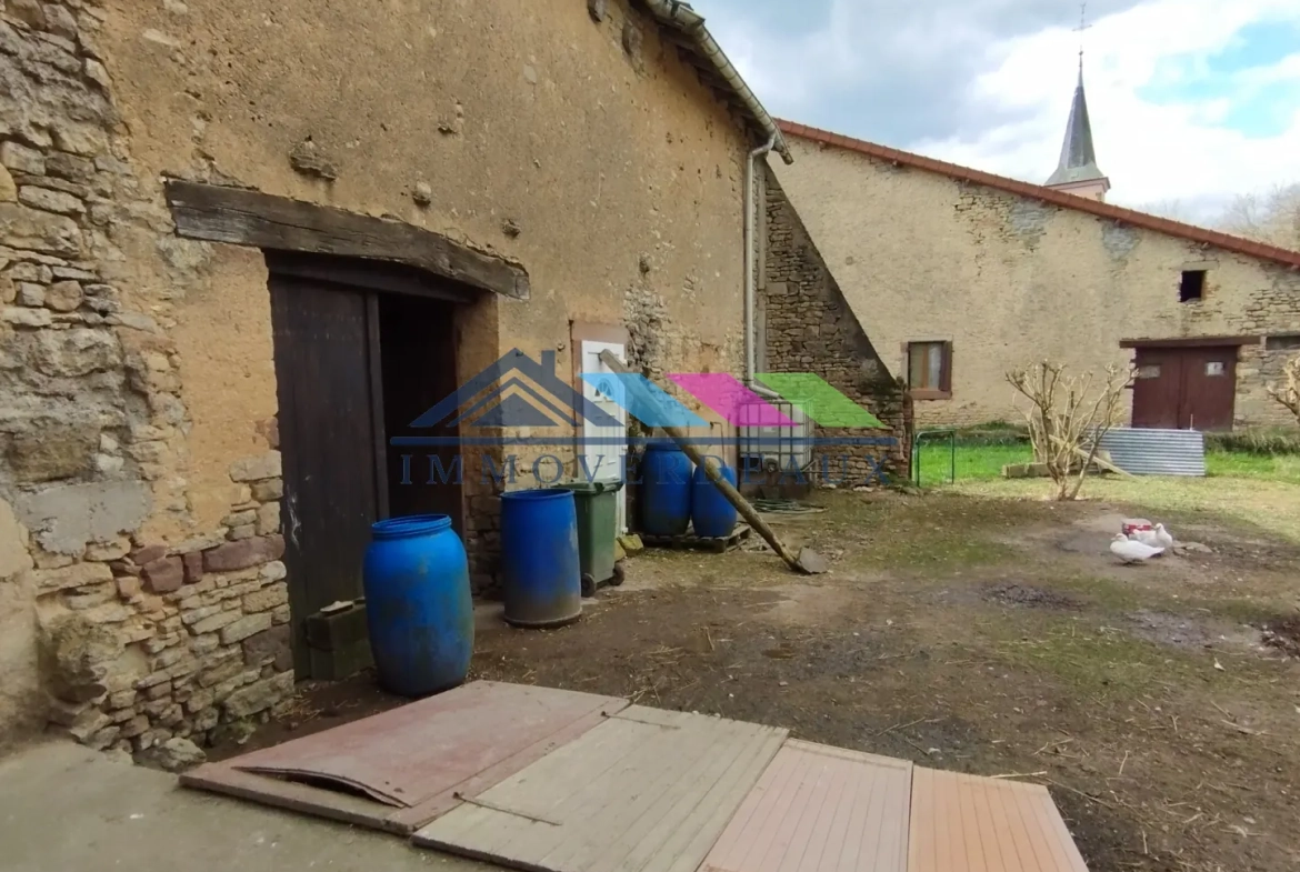Maison à fort potentiel à Autrepierre avec terrasse et grandes pièces à rénover 