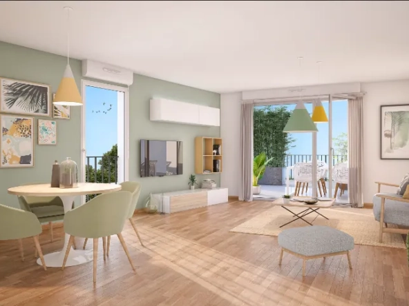 Appartement neuf T3 avec balcon et parking à Douai - Livraison juin 2025