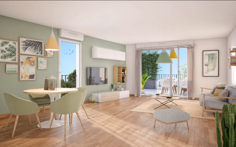 Appartement neuf T3 avec balcon et parking à Douai - Livraison juin 2025 