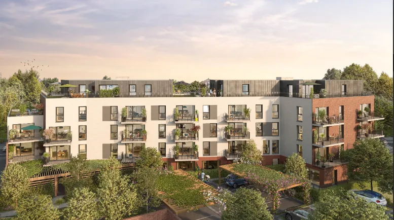 Appartement neuf T3 avec balcon et parking à Douai - Livraison juin 2025 