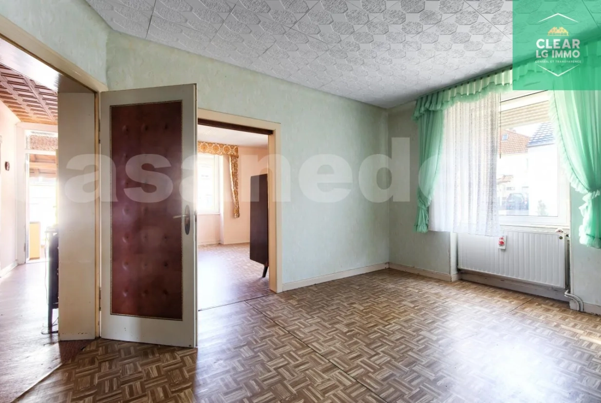 Maison à rénover de 116 m² avec 3 chambres à Falck, proche commodités 