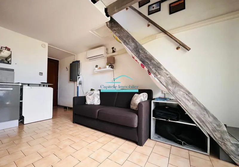 Villa T3 à Frontignan plage avec terrasse, parking et vue étang 