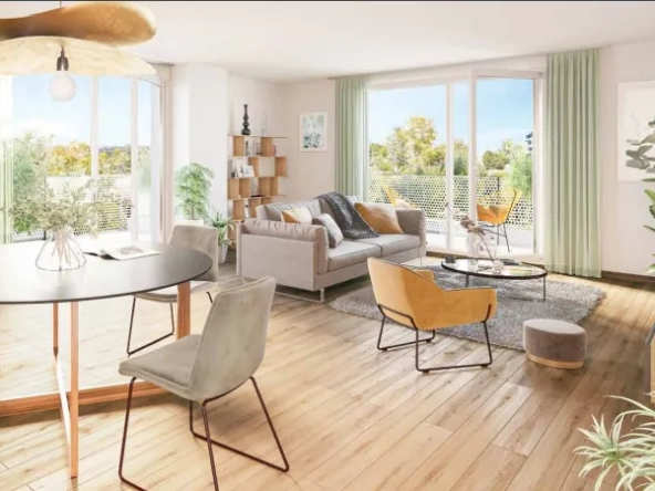 Appartement T3 neuf avec balcon, parking à Loos - Livraison 2025