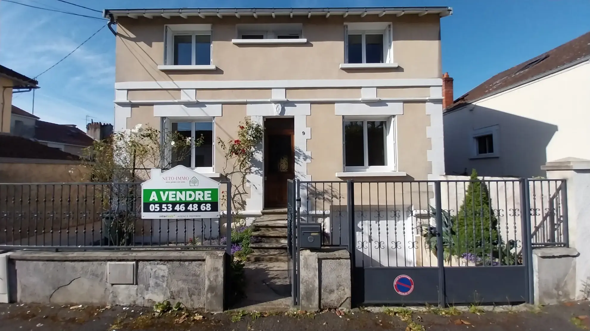 Grande maison avec 5 chambres, garage et jardin à Périgueux, quartier Hôpital 