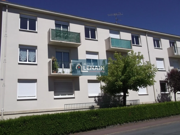 A vendre appartement T3 centre-ville des Herbiers - 53,13 m² avec parking et cave