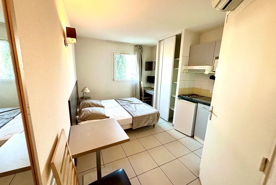Studio de 20 m² à Aix-en-Provence avec piscine, parking et toutes options 