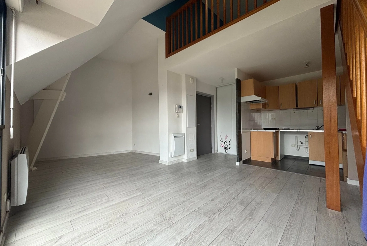 Appartement 2 pièces à vendre à Abbeville, résidence sécurisée avec parking 