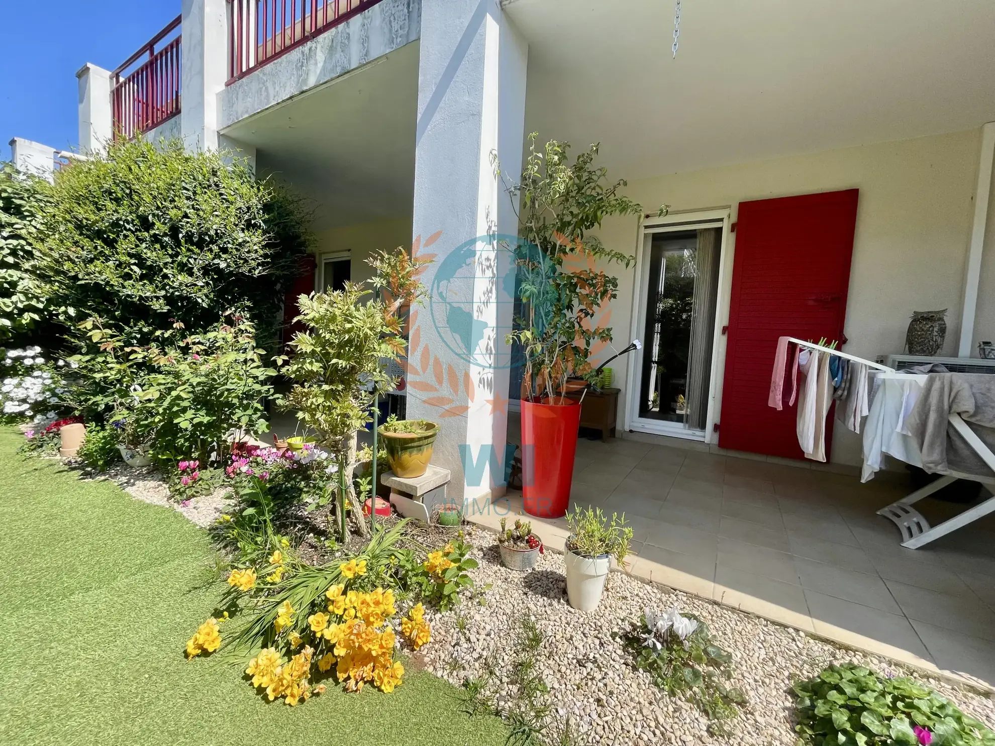 Appartement 2 pièces avec terrasse, jardin et garage à Frejus 