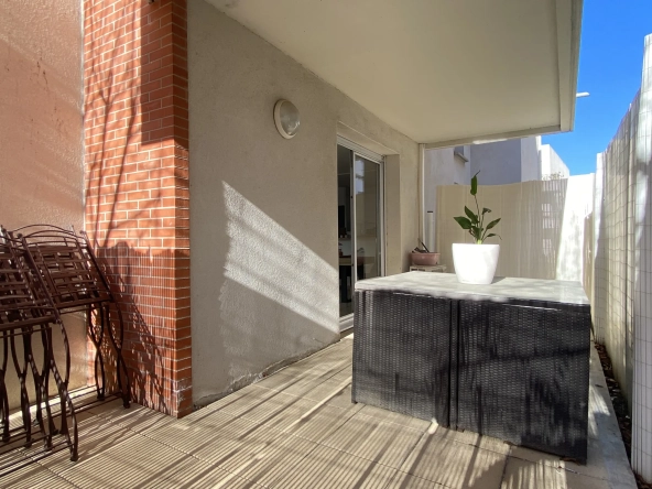 Appartement 3 pièces avec terrasse et parking à Perpignan 
