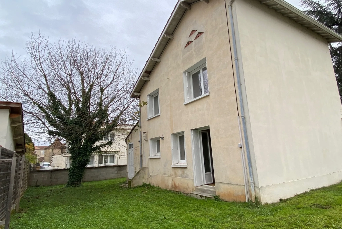 Maison à vendre à Monsempron-Libos avec 3 chambres et jardin proche des commodités 